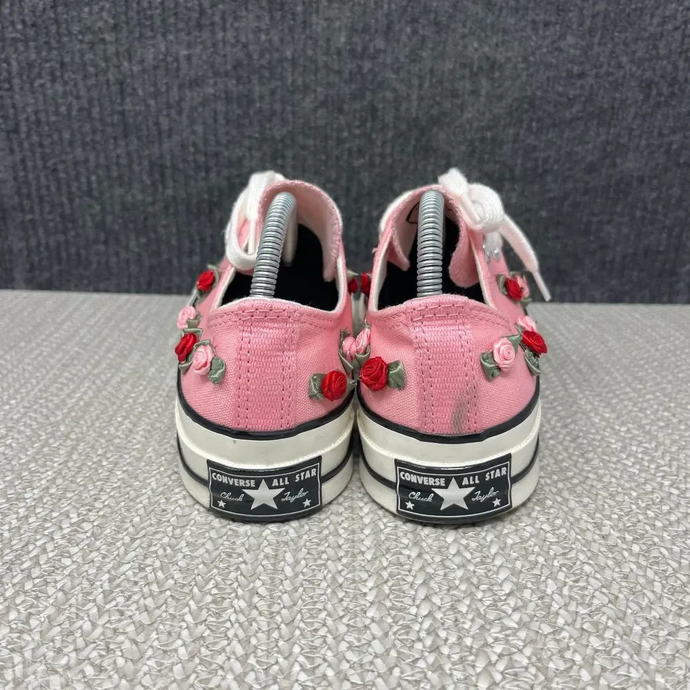 Converse Chuck 70 Low Valentines Day Pink Roses Floral Sneakers Shoes Women’s 7
